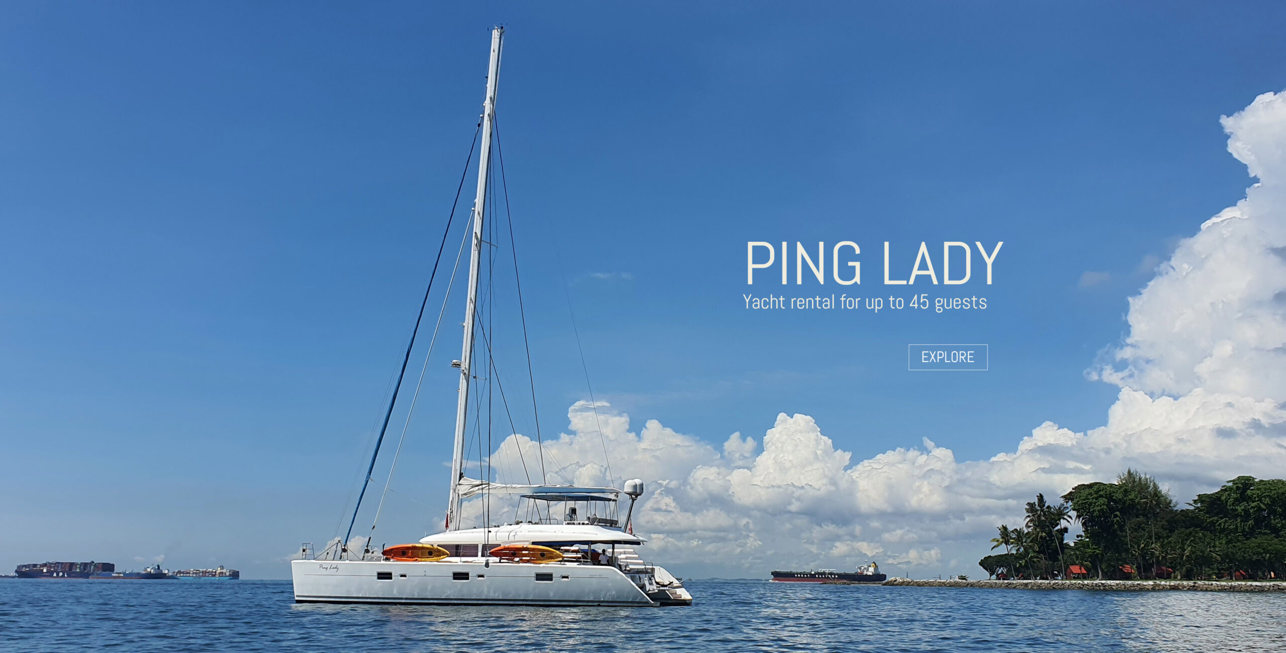 ping lady yacht singapore